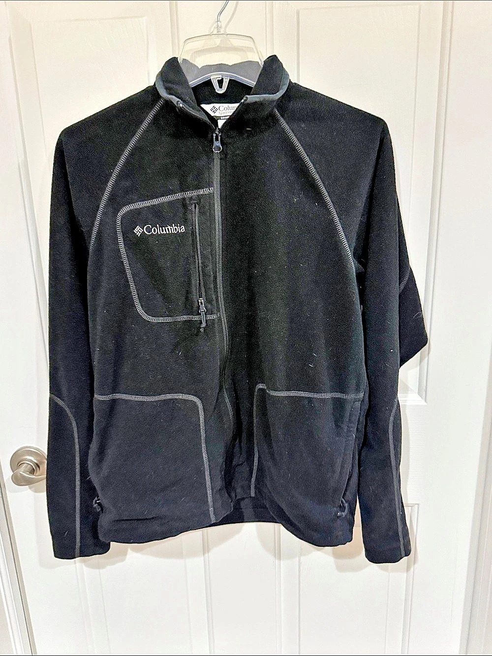 Columbia Men’s Sz S  Black Fleece Jacket BL5